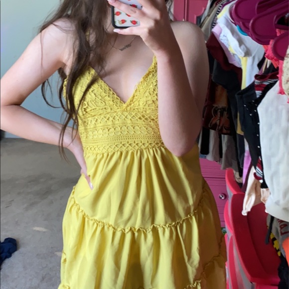 Vintage Dresses & Skirts - yellow dress